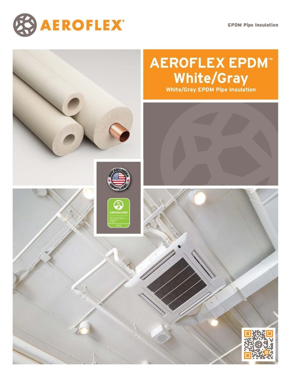 AEROFLEX EPDM™ White/Gray Self-Seal